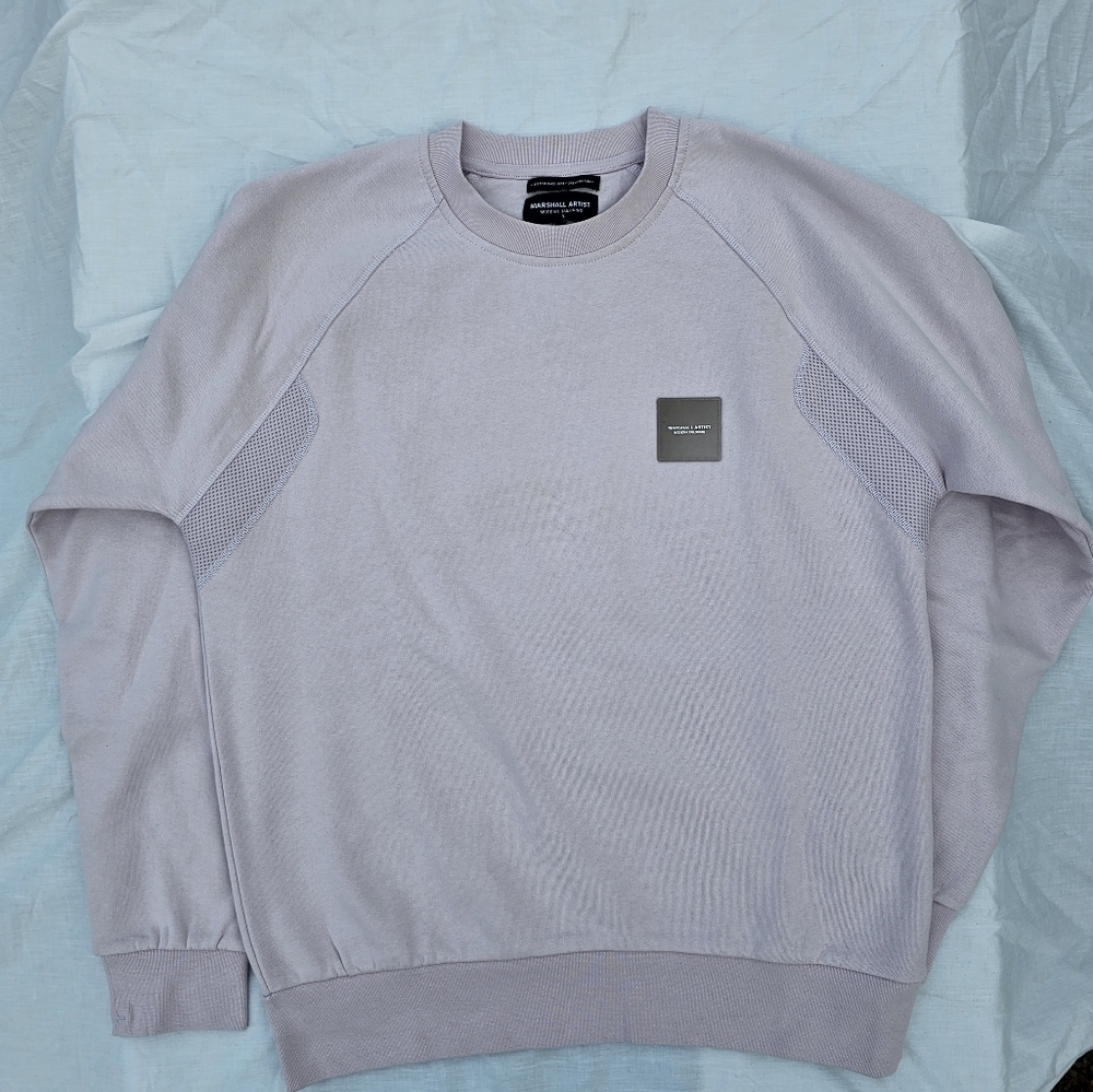 Marshall Artist insignia crew-neck quartz pink size large